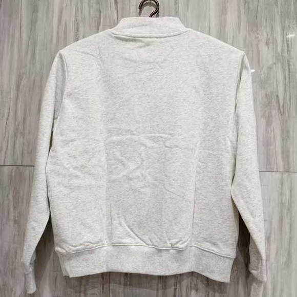 PARKE White Sweatshirt with Blue and Red Accents - Picture 2 of 10